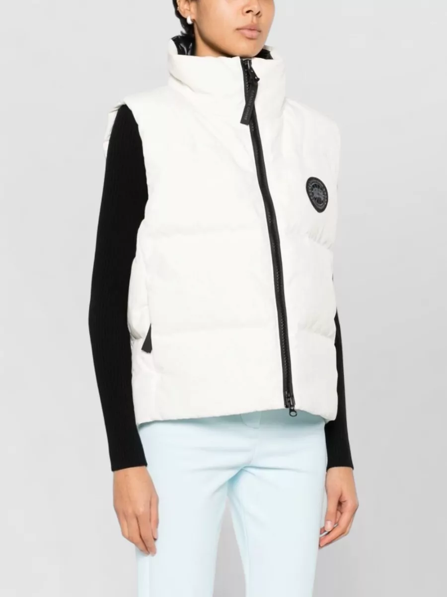 Canada Goose Down cropped sleeveless puffer vest