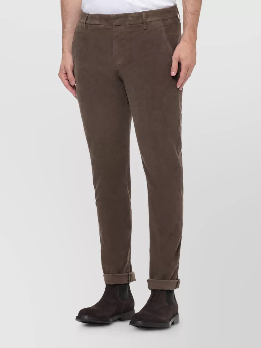 Dondup Corduroy Straight-Leg Chinos