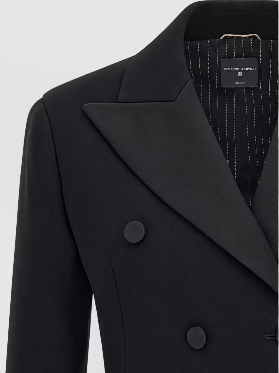 Ermanno Scervino Double-Breasted Tuxedo Blazer