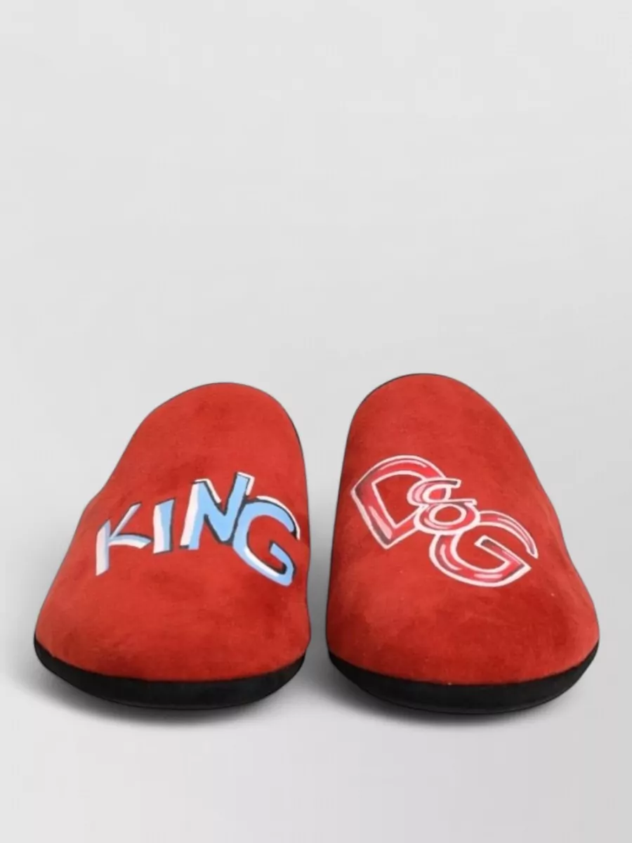 Dolce&Gabbana suede slippers