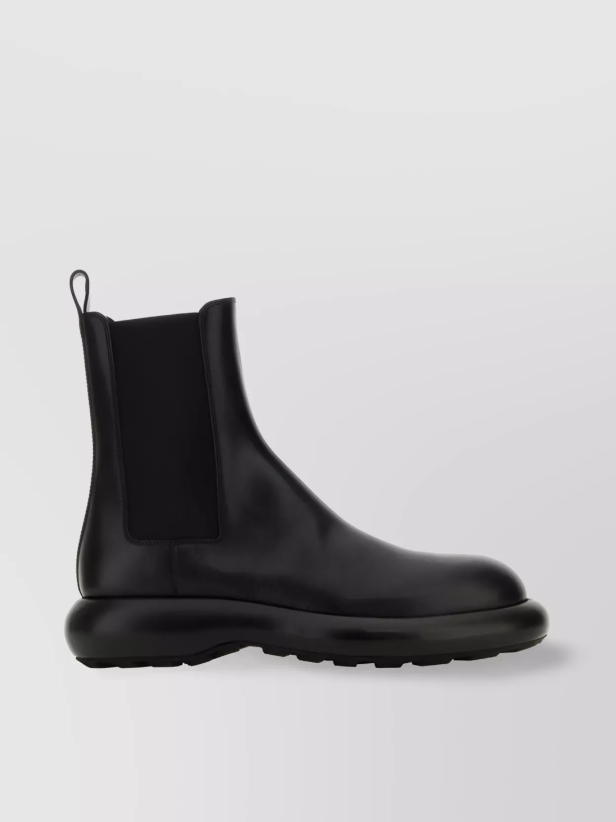 Shop Jil Sander Versatile Boots With Round Toe And Chunky Sole In Black