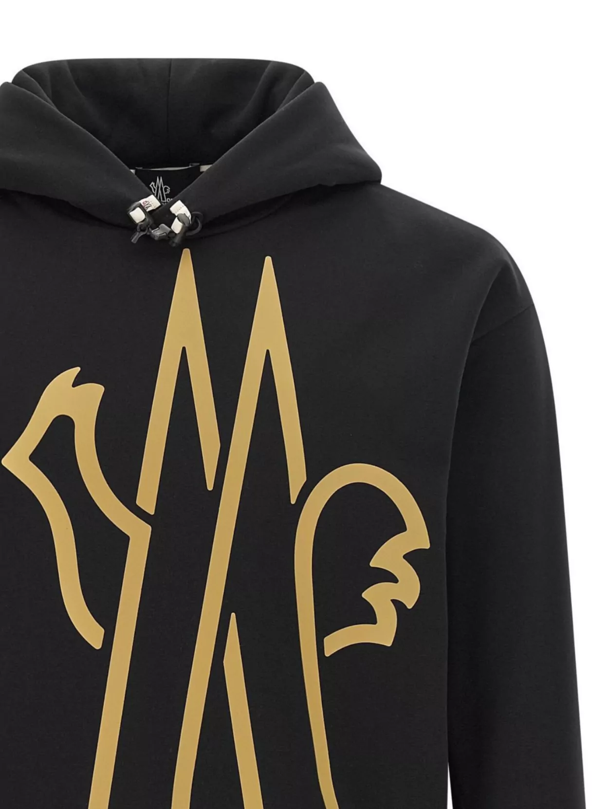Moncler Grenoble Graphic Print Hooded Knitwear Drawstring