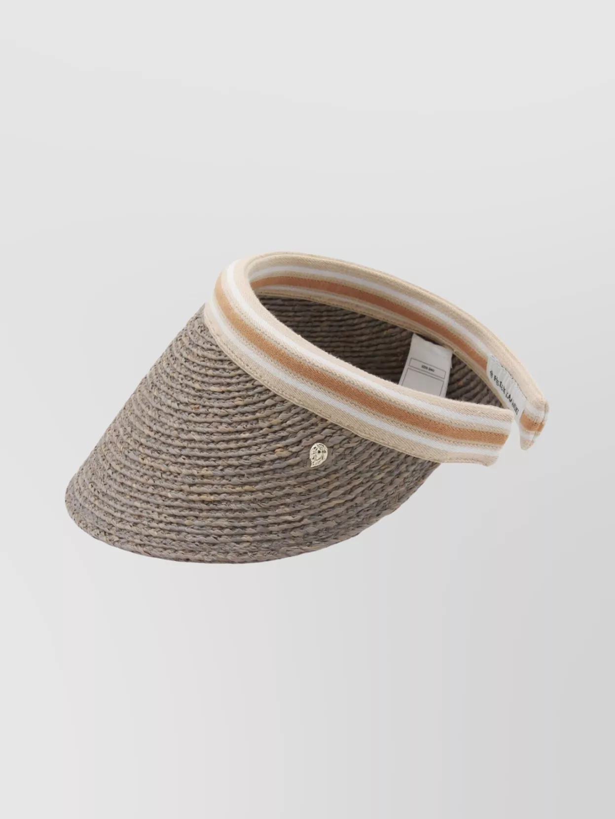 Helen Kaminski Open Top Woven Hat With Contrast Trim In Neutral