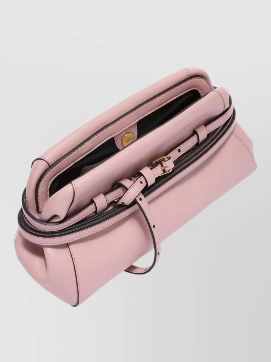 Moschino Leather Clutch Bag