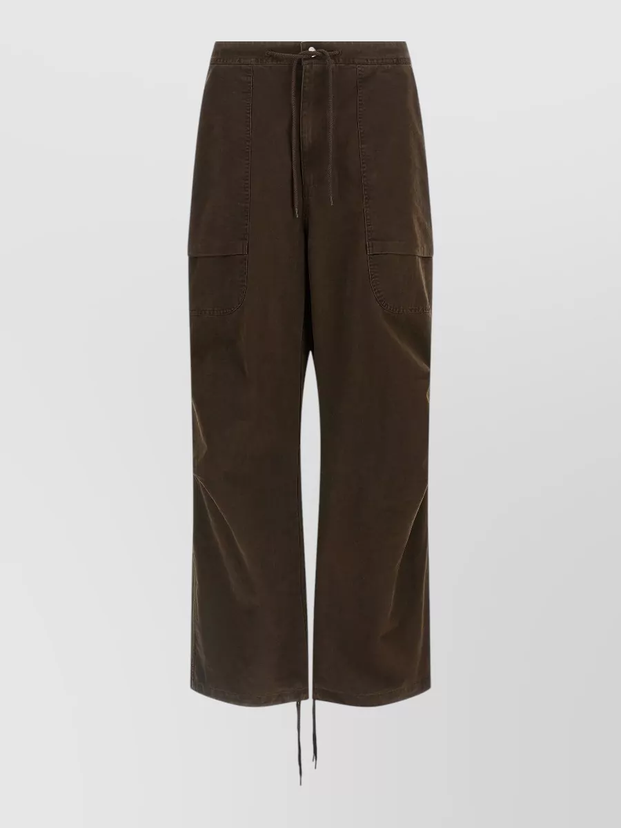 Entire Studios cotton wide-leg cargo shorts