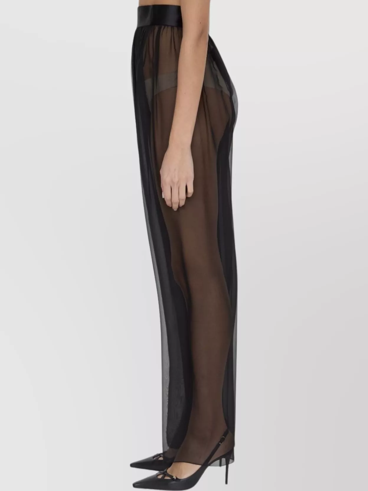 Dolce&Gabbana Long Silk Chiffon Skirt