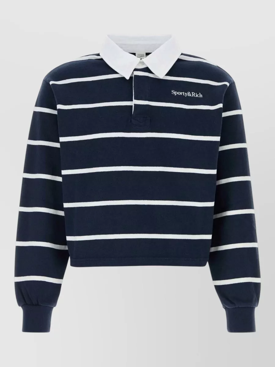 Sporty & Rich cotton polo shirt
