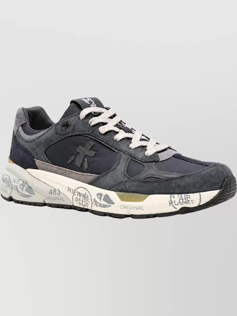 Premiata Leather Low-Top Sneakers