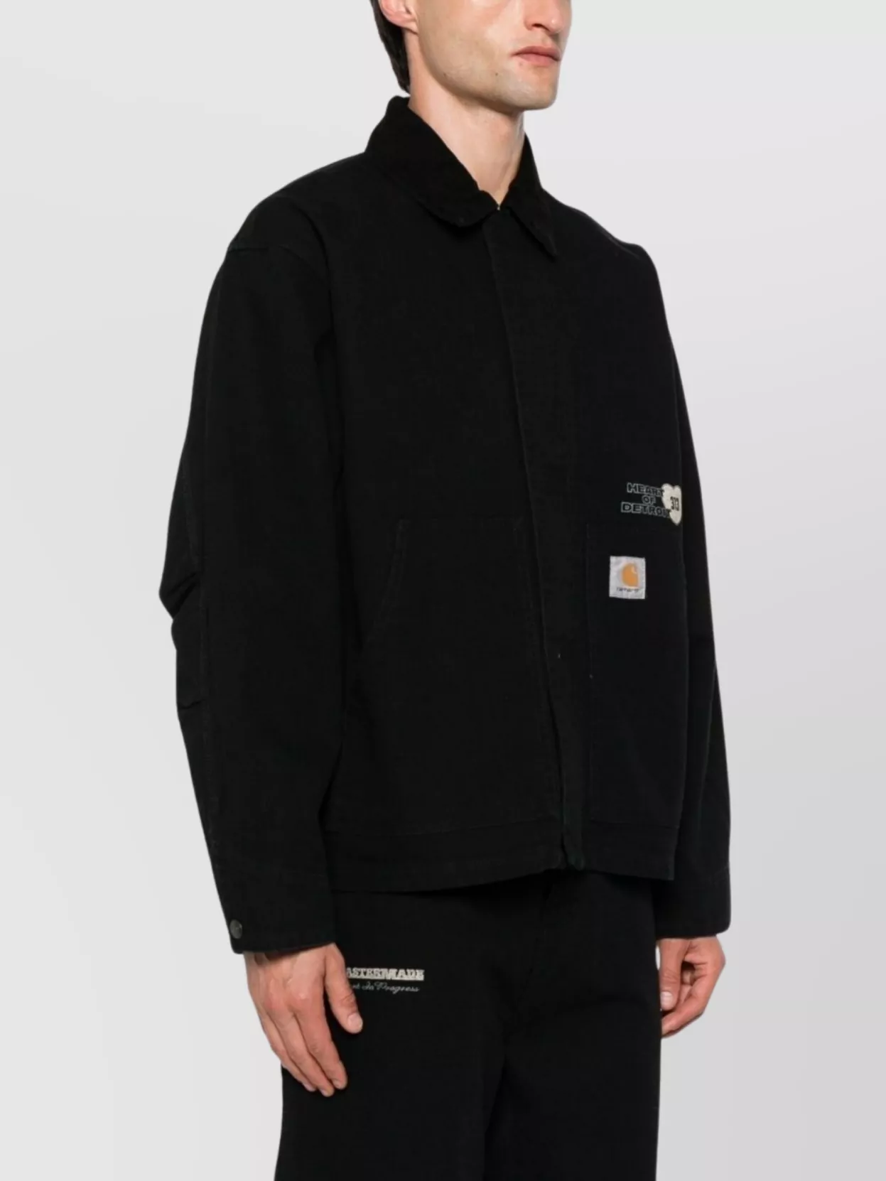 Carhartt Wip Arcan Graphic Cotton Jacket Collar