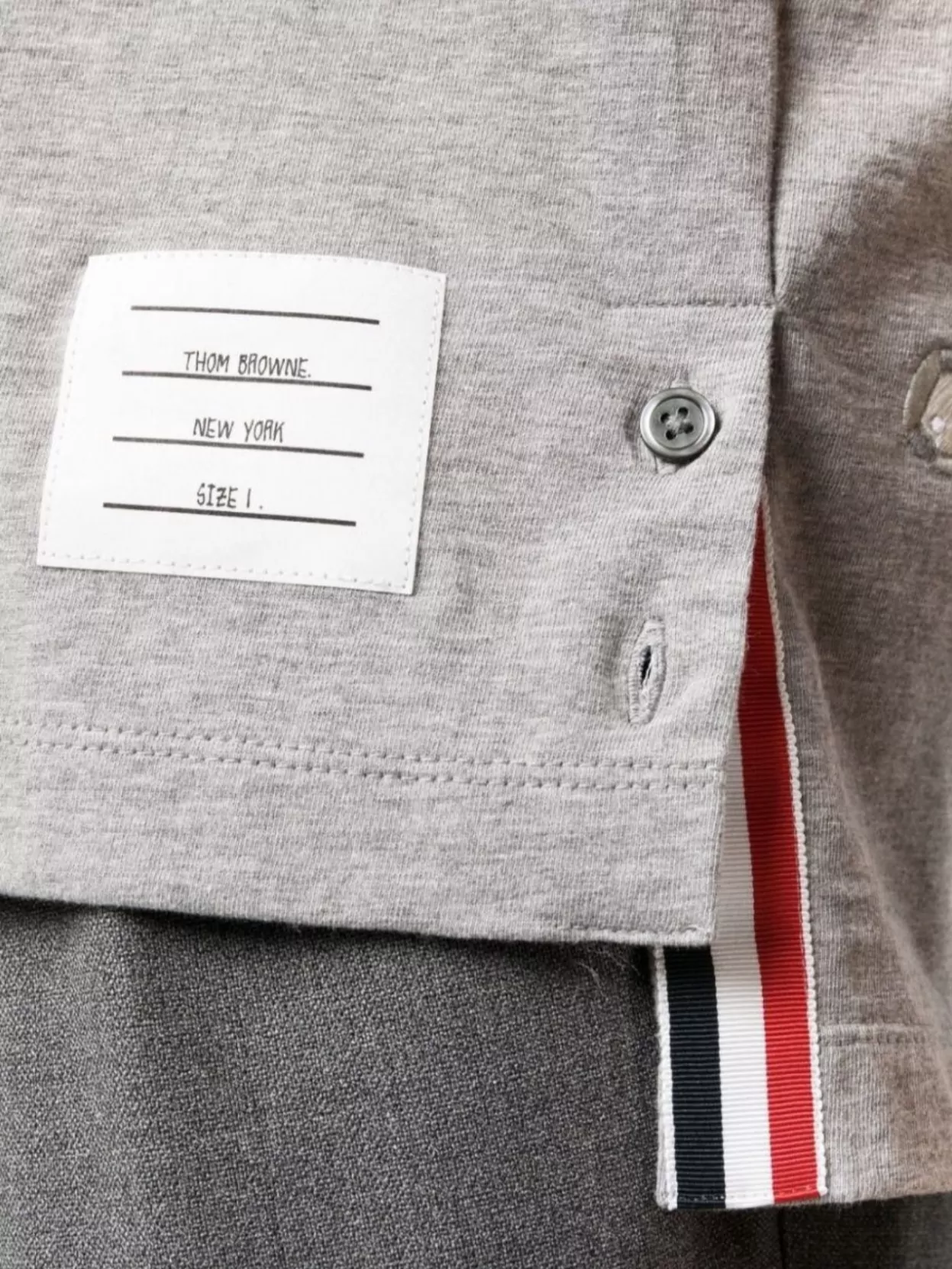 Thom Browne All-Over Embroidered Crew Neck T-Shirt