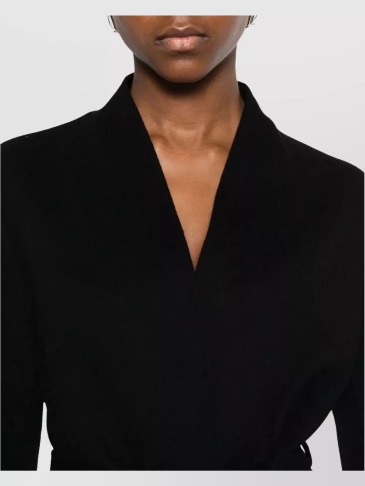 Ermanno Firenze Belted Waist Long Sleeve Coat