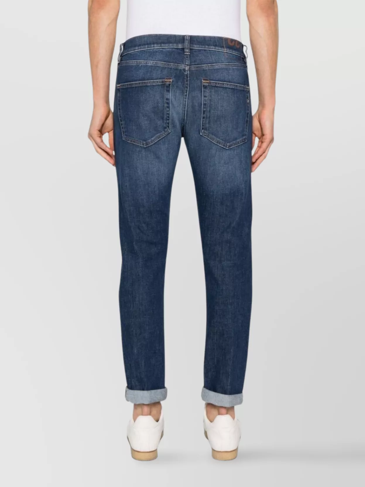 Dondup Faded Denim Iconic Rolled Cuffs