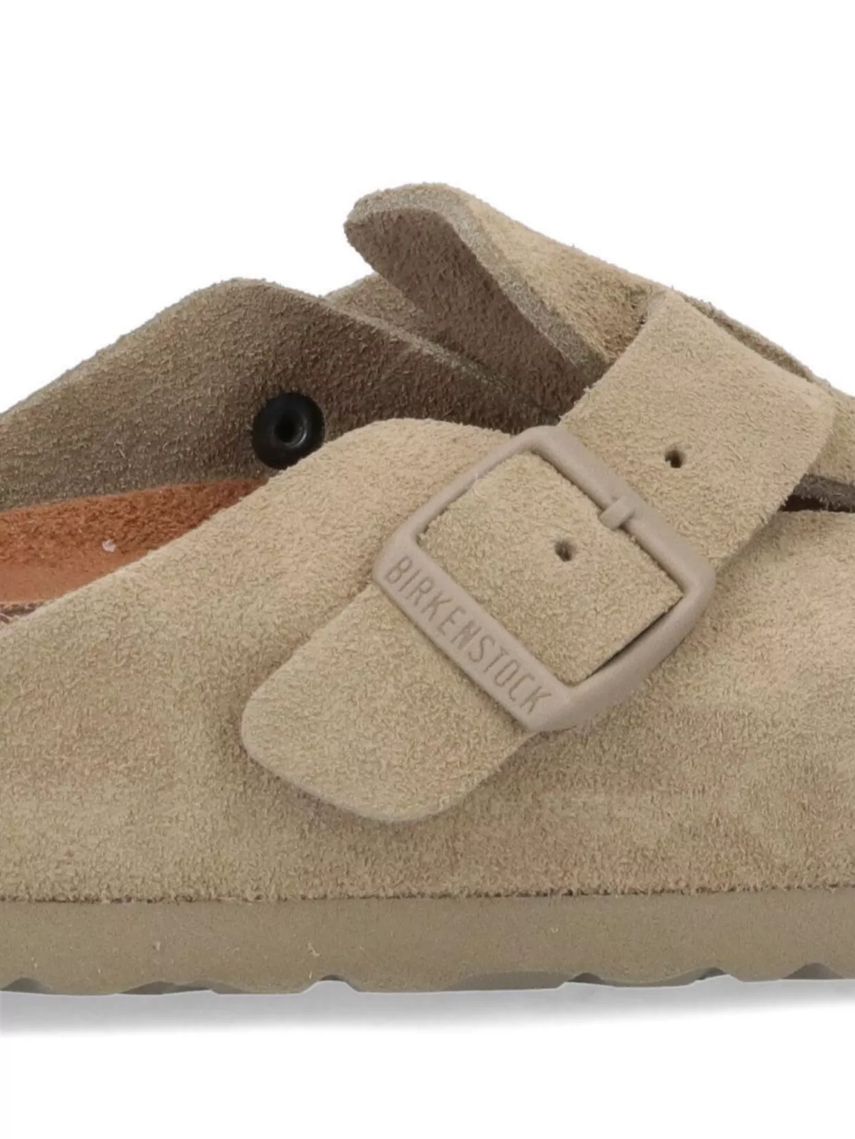 Birkenstock Buckle Cork Suede Mules