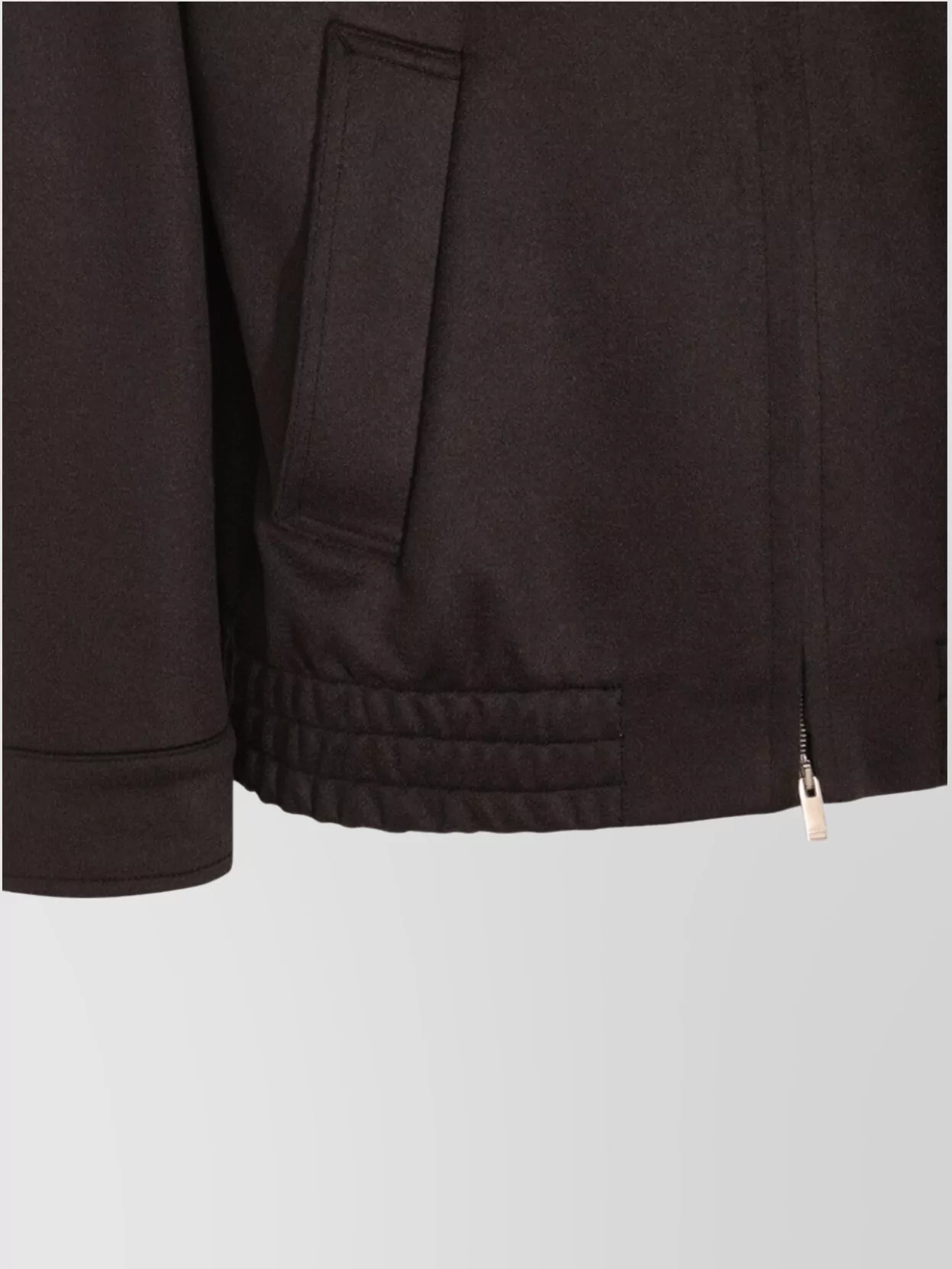 Lardini Elasticated Hem Collar Side Pockets