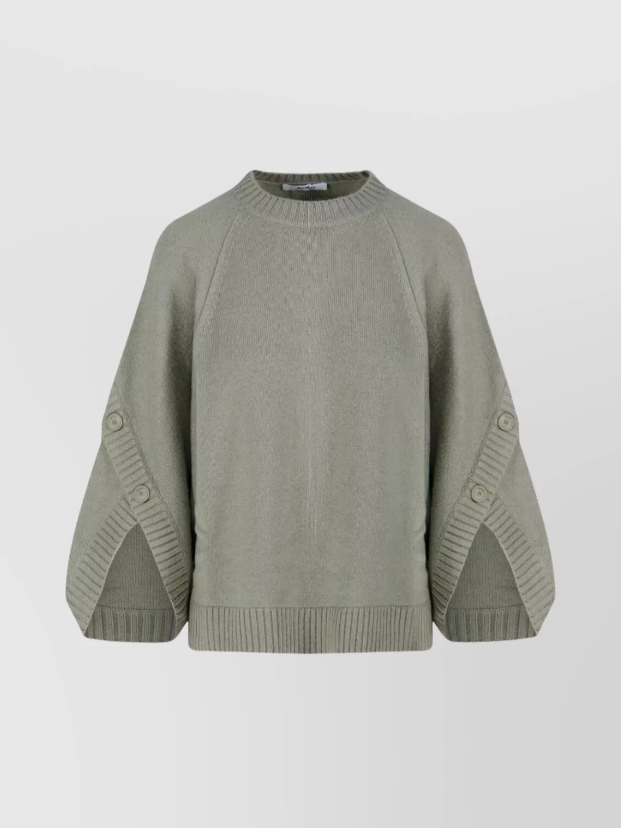 Max Mara Oversized Wool And Cashmere Sweater In Gray