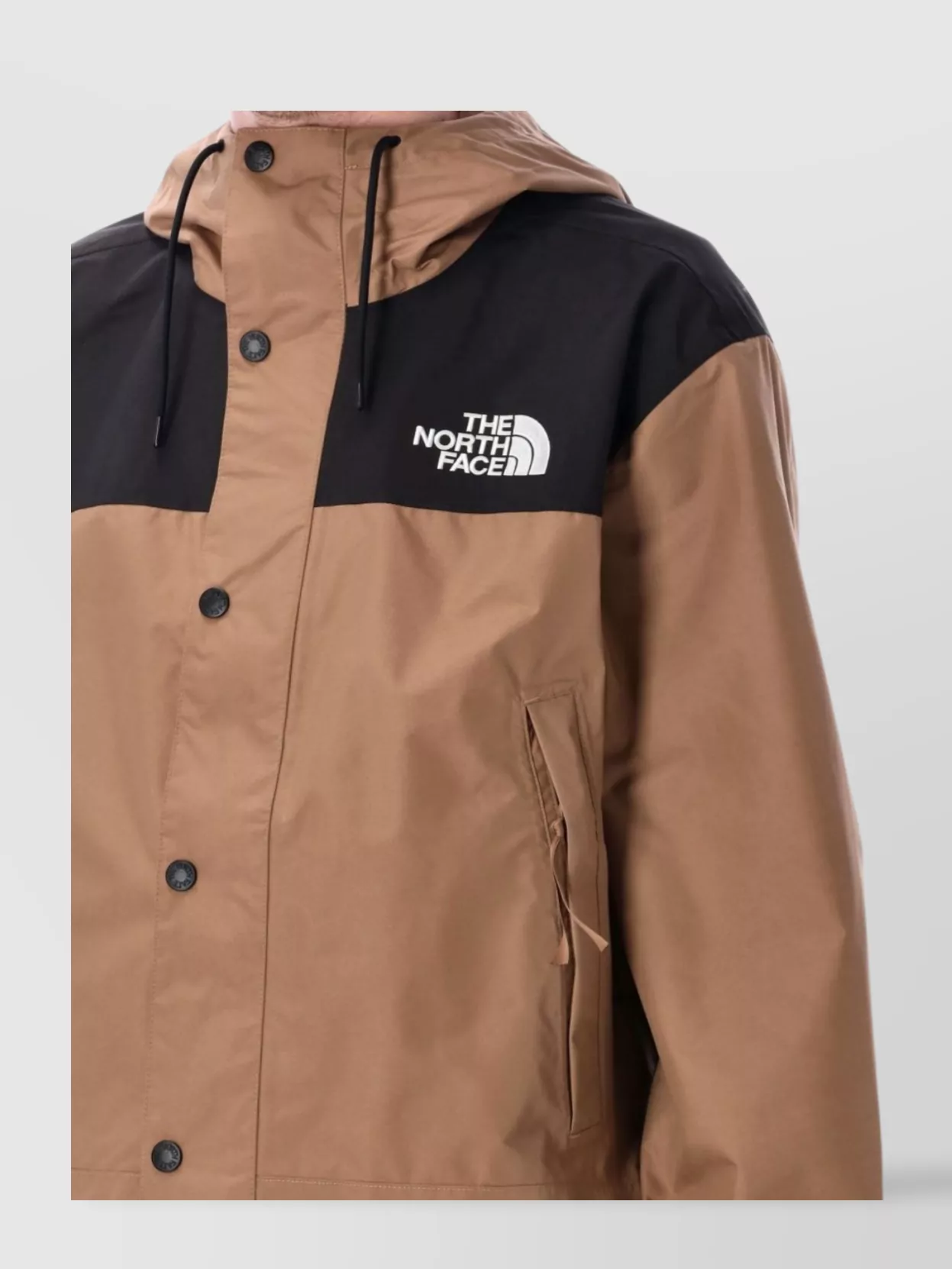 The North Face Rule Hooded Jacket With Side Pockets In Brown
