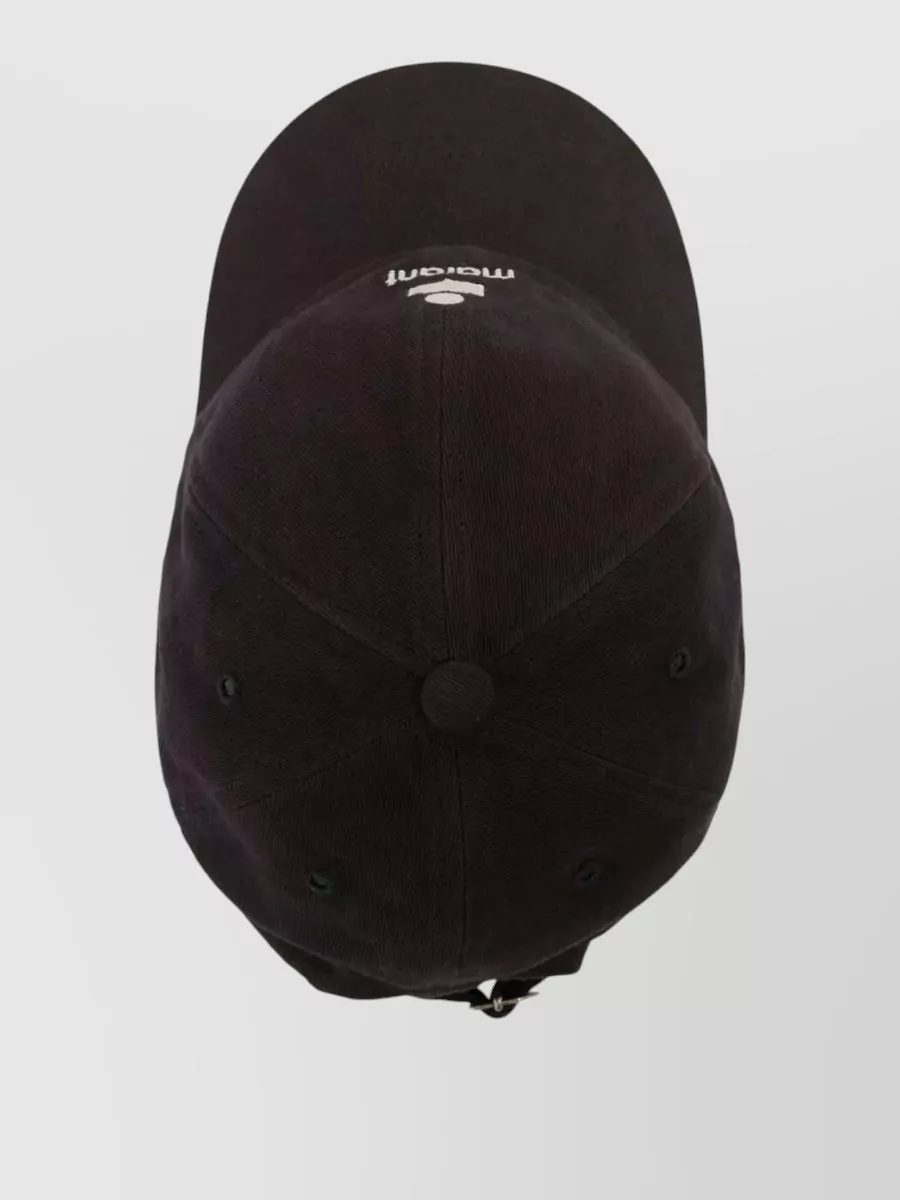 Isabel Marant Tomas Cap Curved Brim Embroidered Logo
