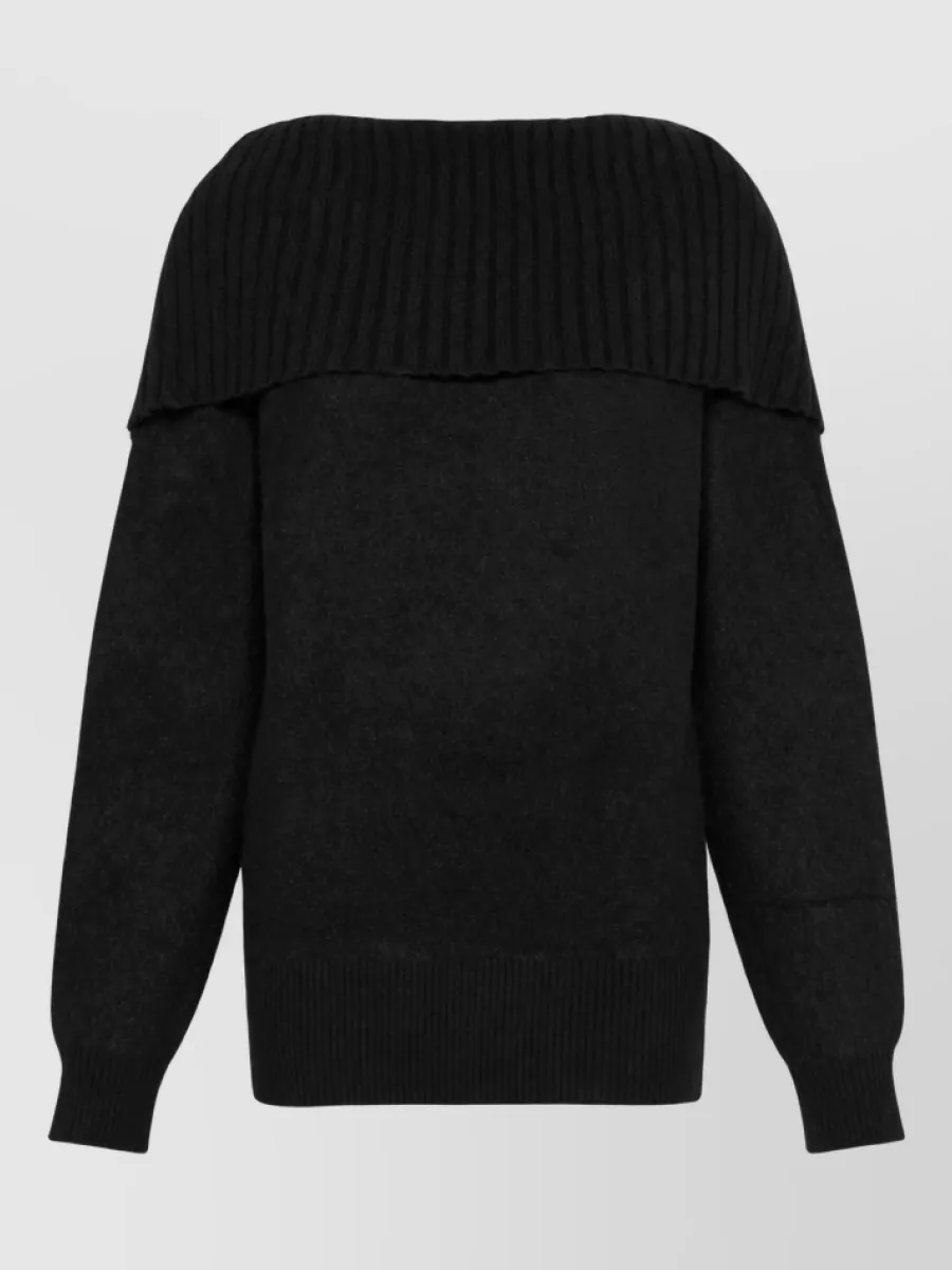 Sportmax Wool Open Back Sweater