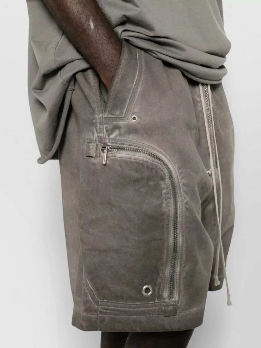 Rick Owens Drkshdw Cotton Cargo Shorts