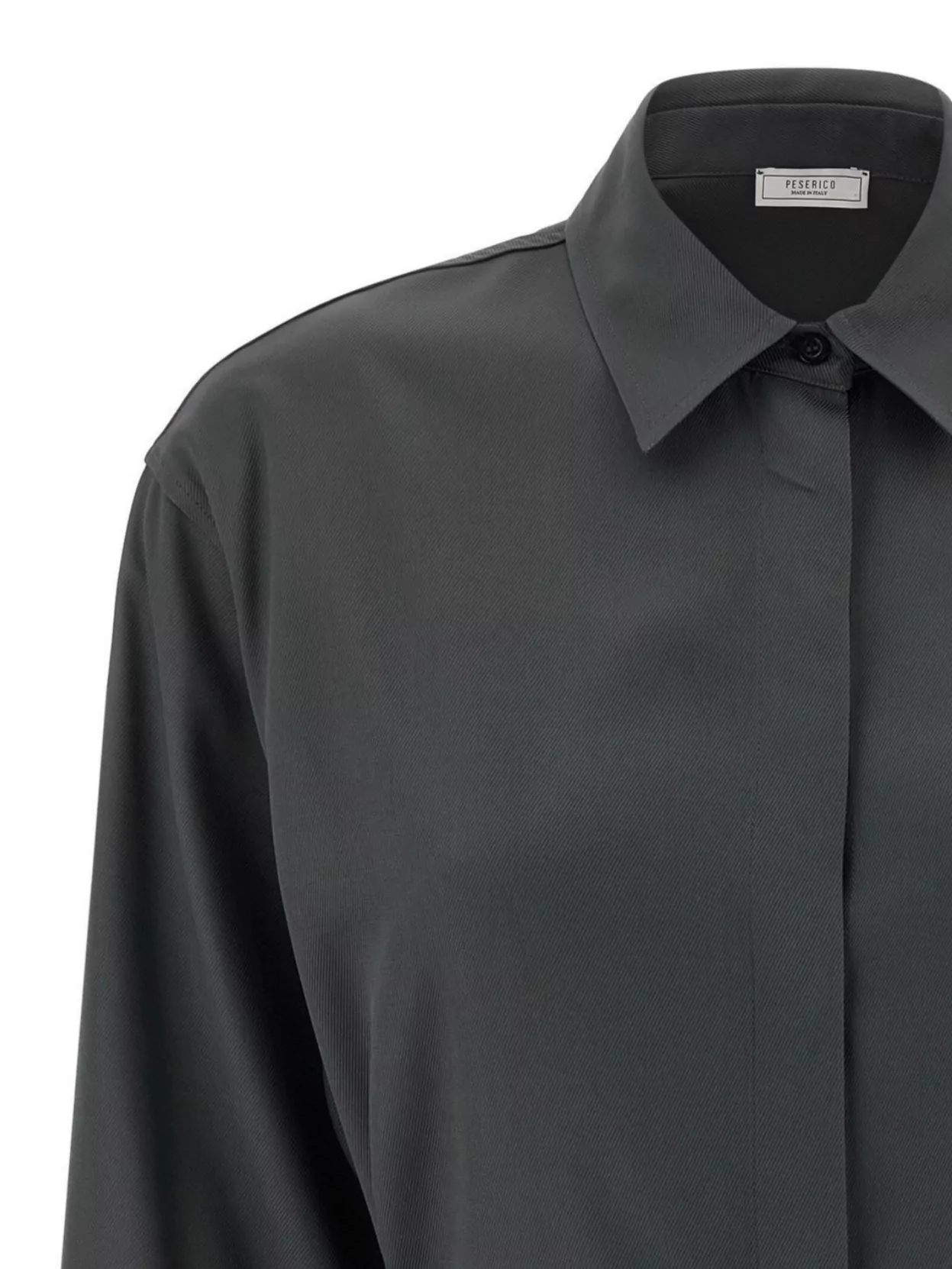 Peserico Long Sleeve Belted Waist Shirt