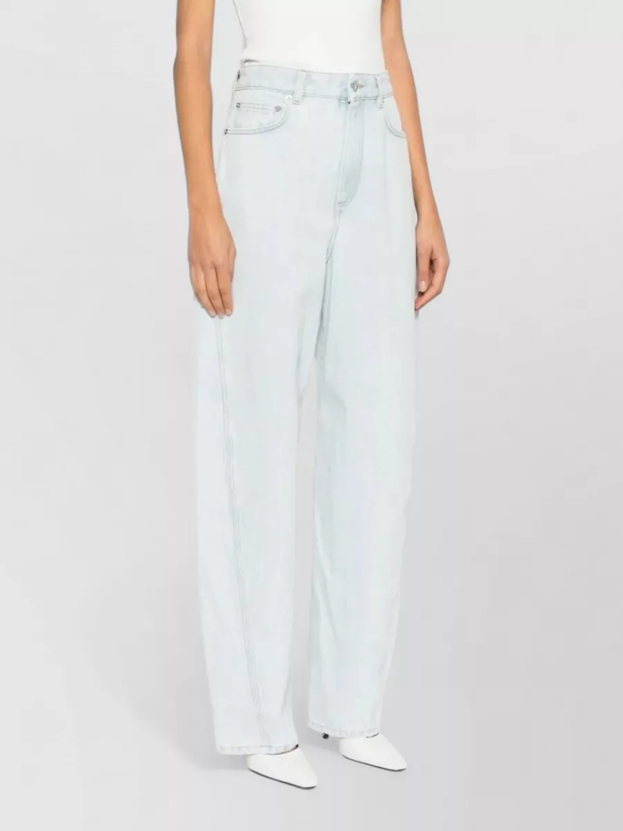 Givenchy Cocoon Denim Trousers Wide Leg Cut
