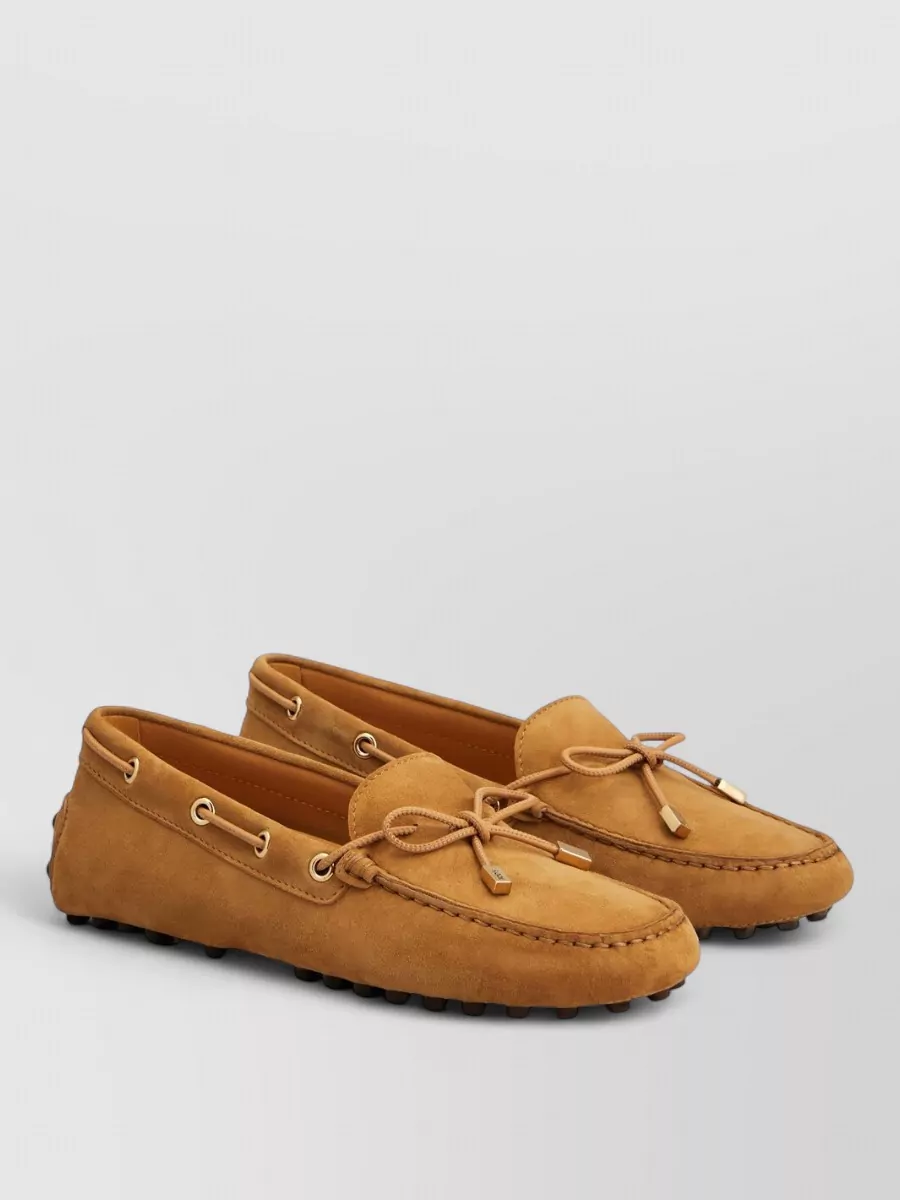 Tod's suede leather loafers