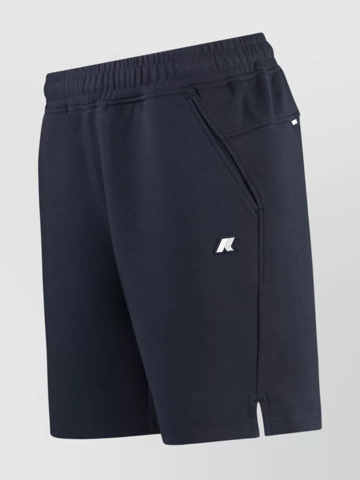 K-way Cotton Bermuda Shorts With Elastic Waistband