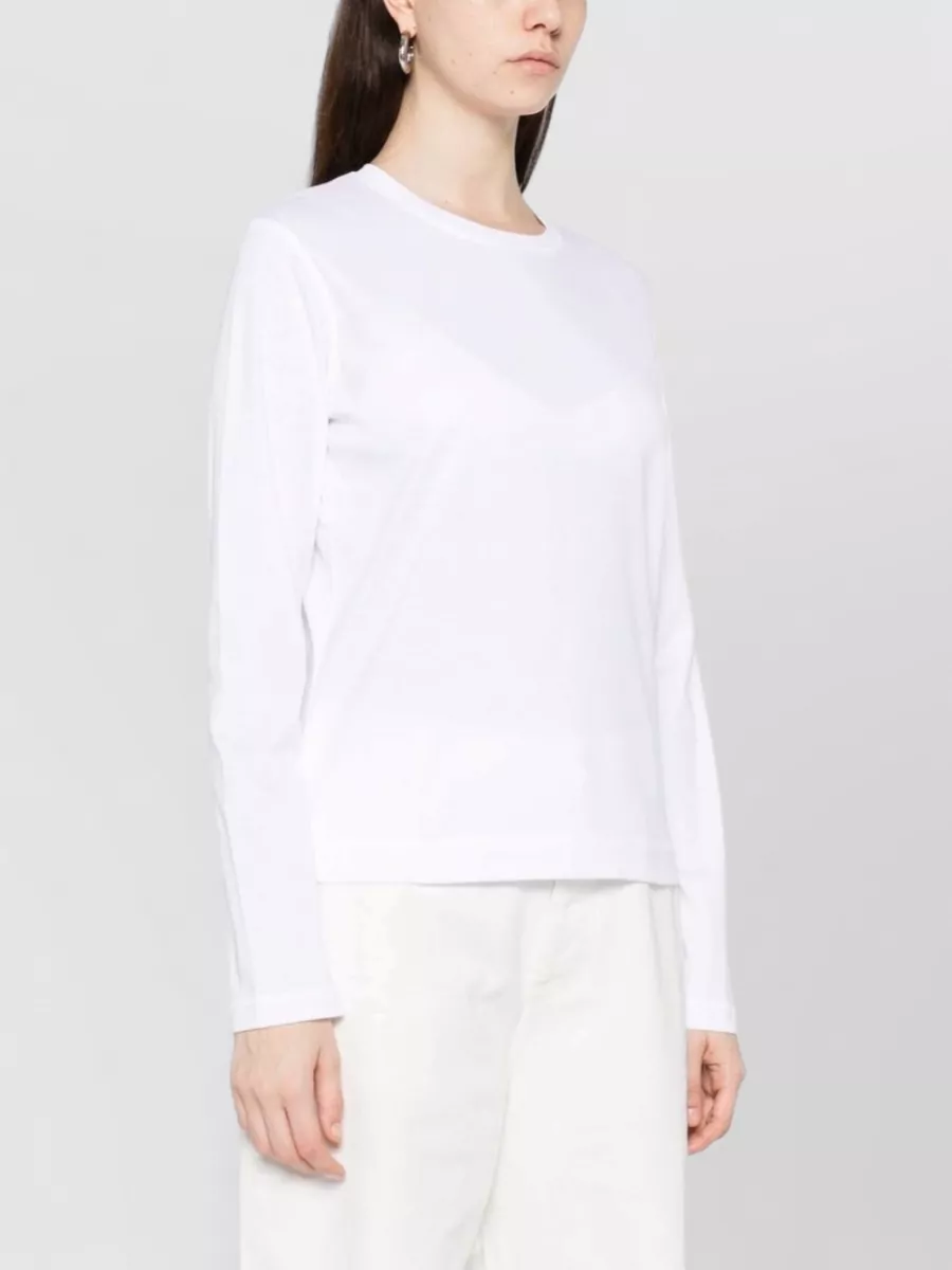 Herskind Organic Cotton Long-Sleeve Crew-Neck Knitted Top