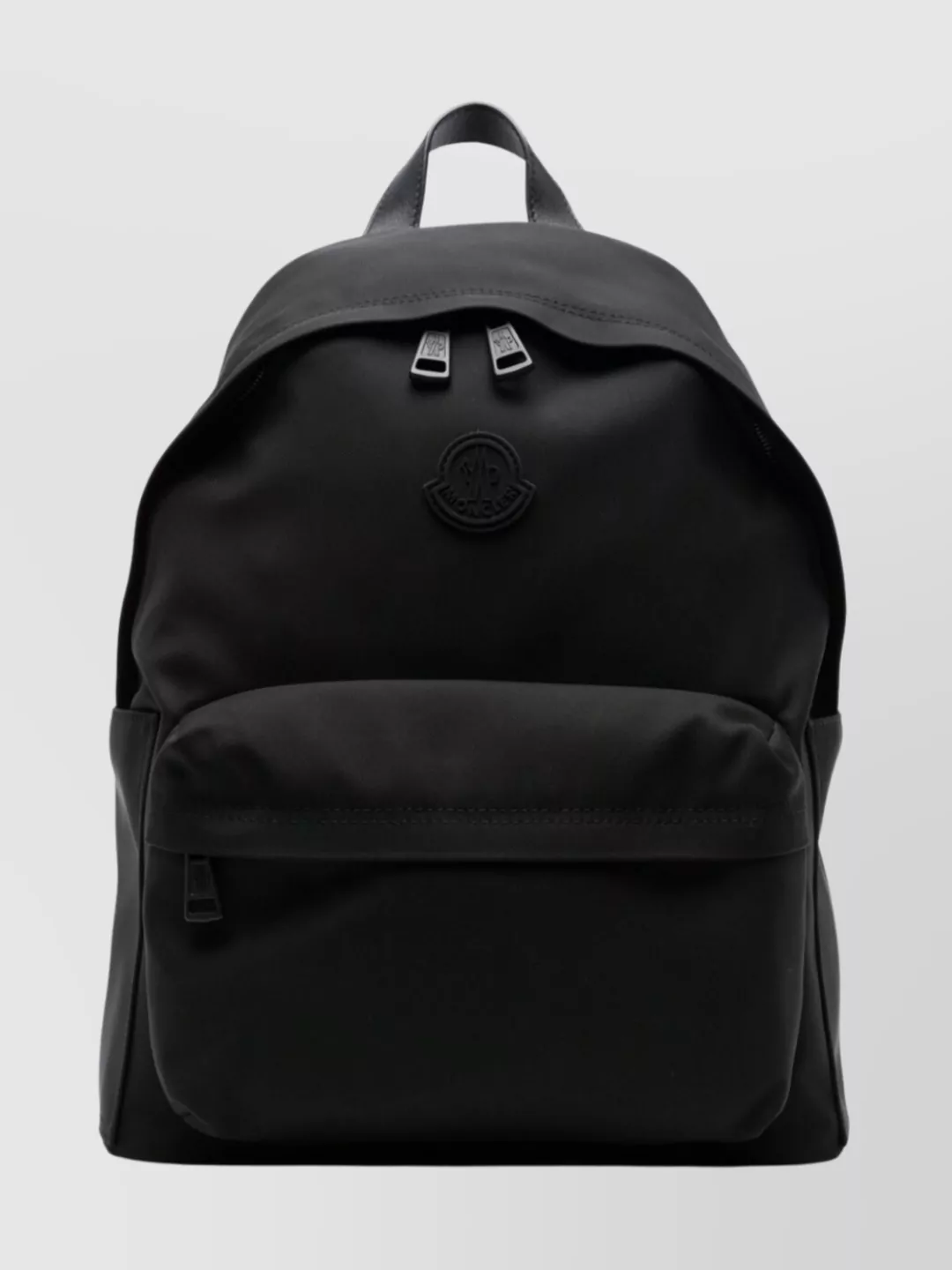 Shop Moncler Pierrick's Versatile Leather Trim Backpack In Black
