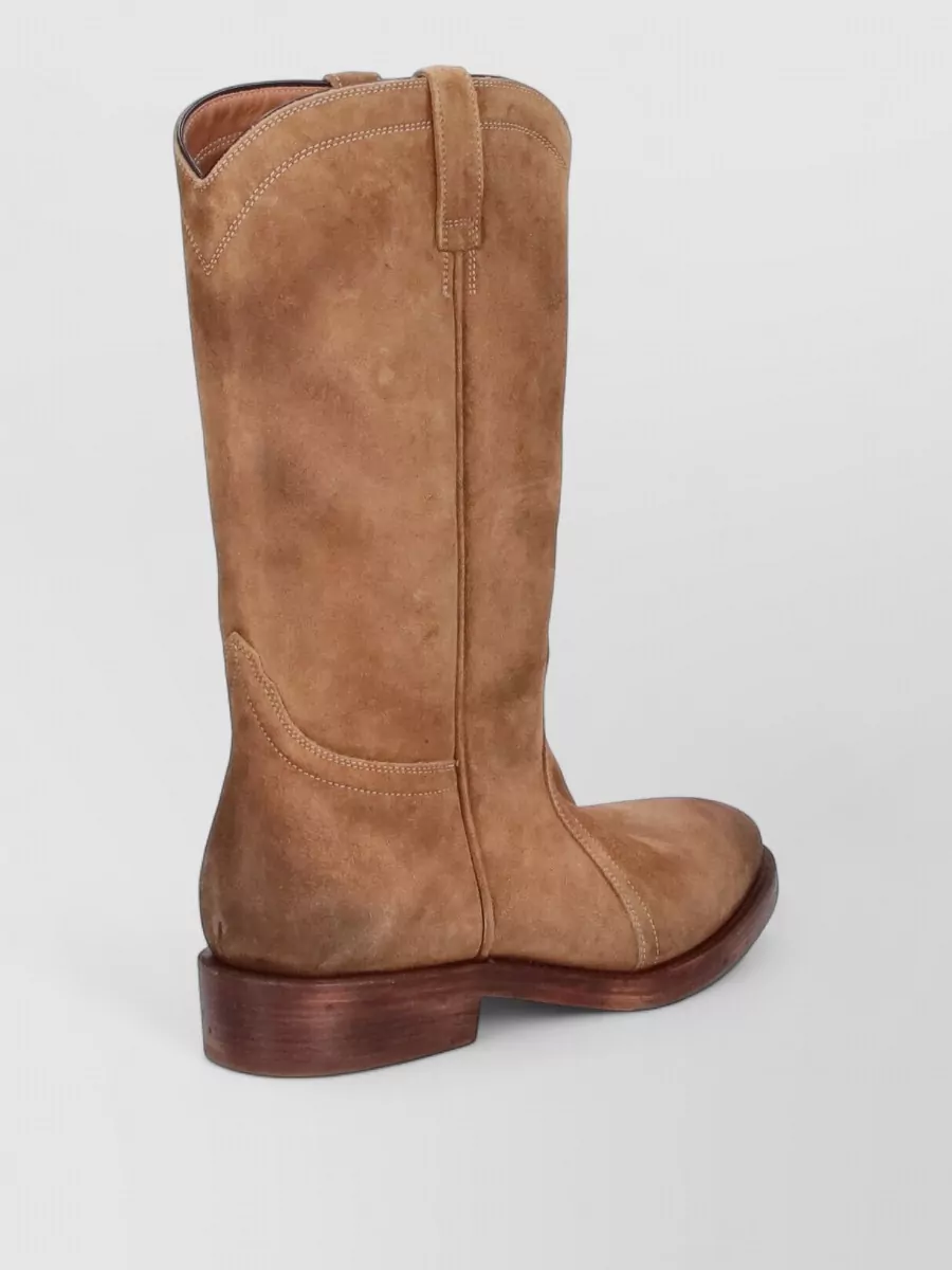 Jil Sander Suede Ankle Boots