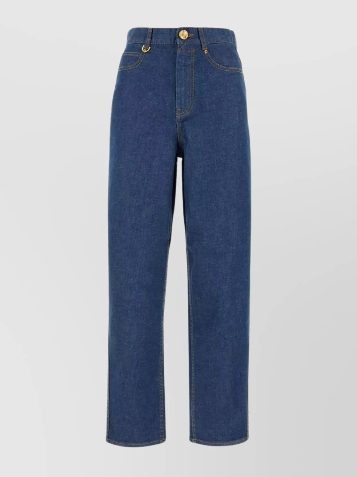 Shop Zimmermann High-rise Wide-leg Jeans Contrast Stitching