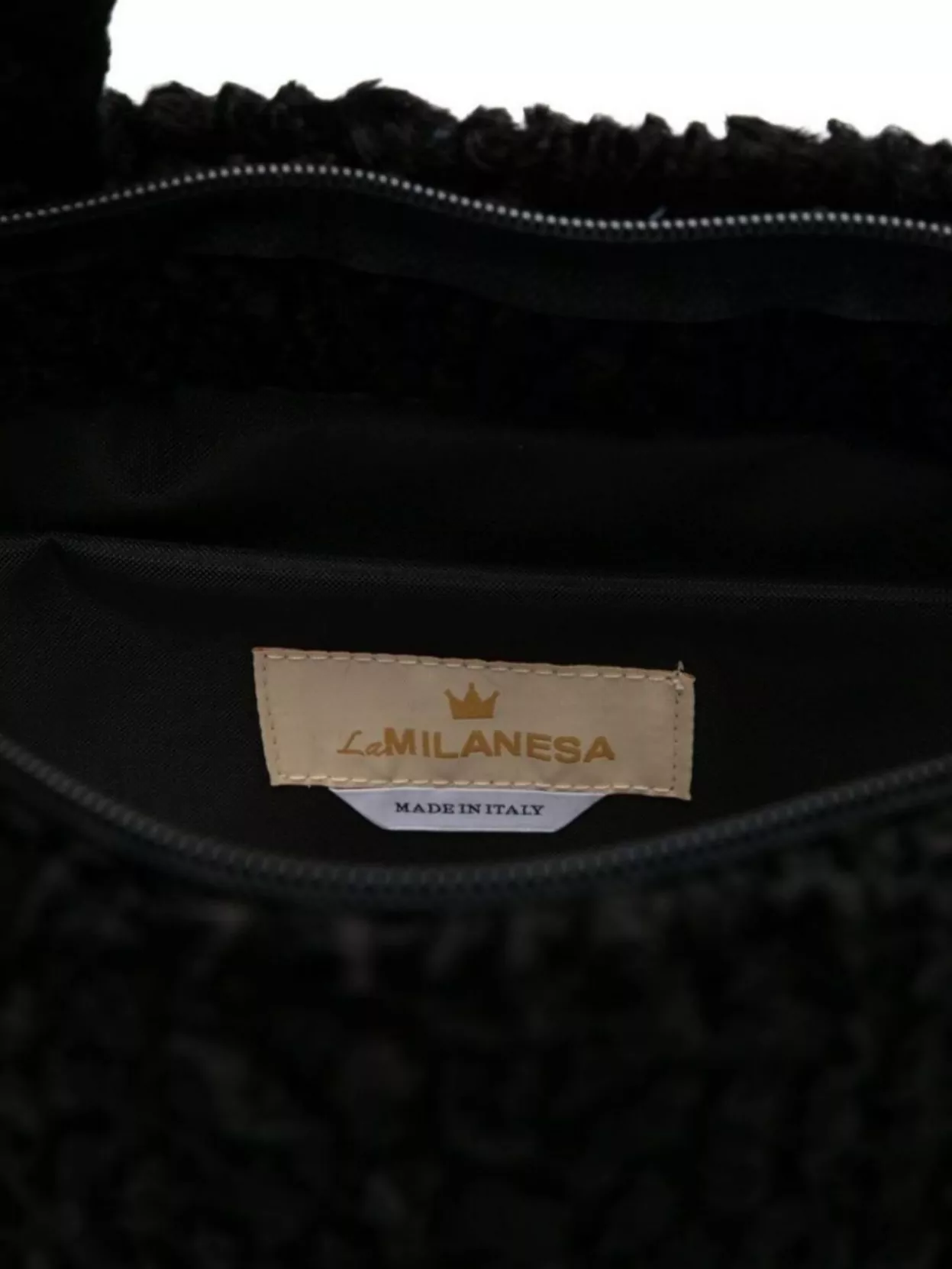 La Milanesa Rectangular Tote Bag Textured Finish