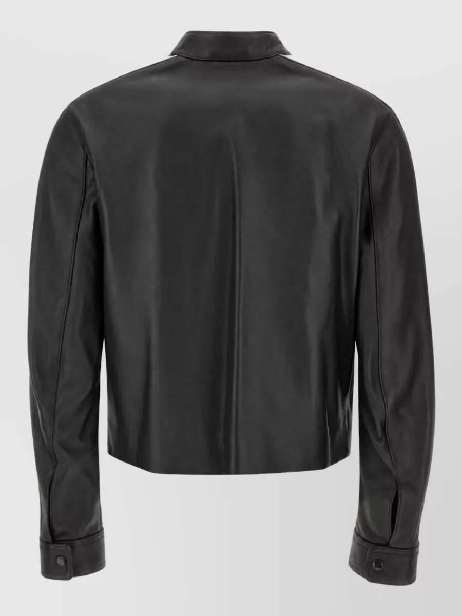 Casablanca Leather Racer Jacket