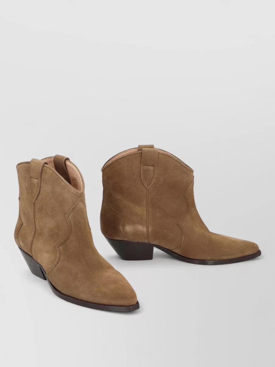Isabel Marant Leather Cowboy Boots