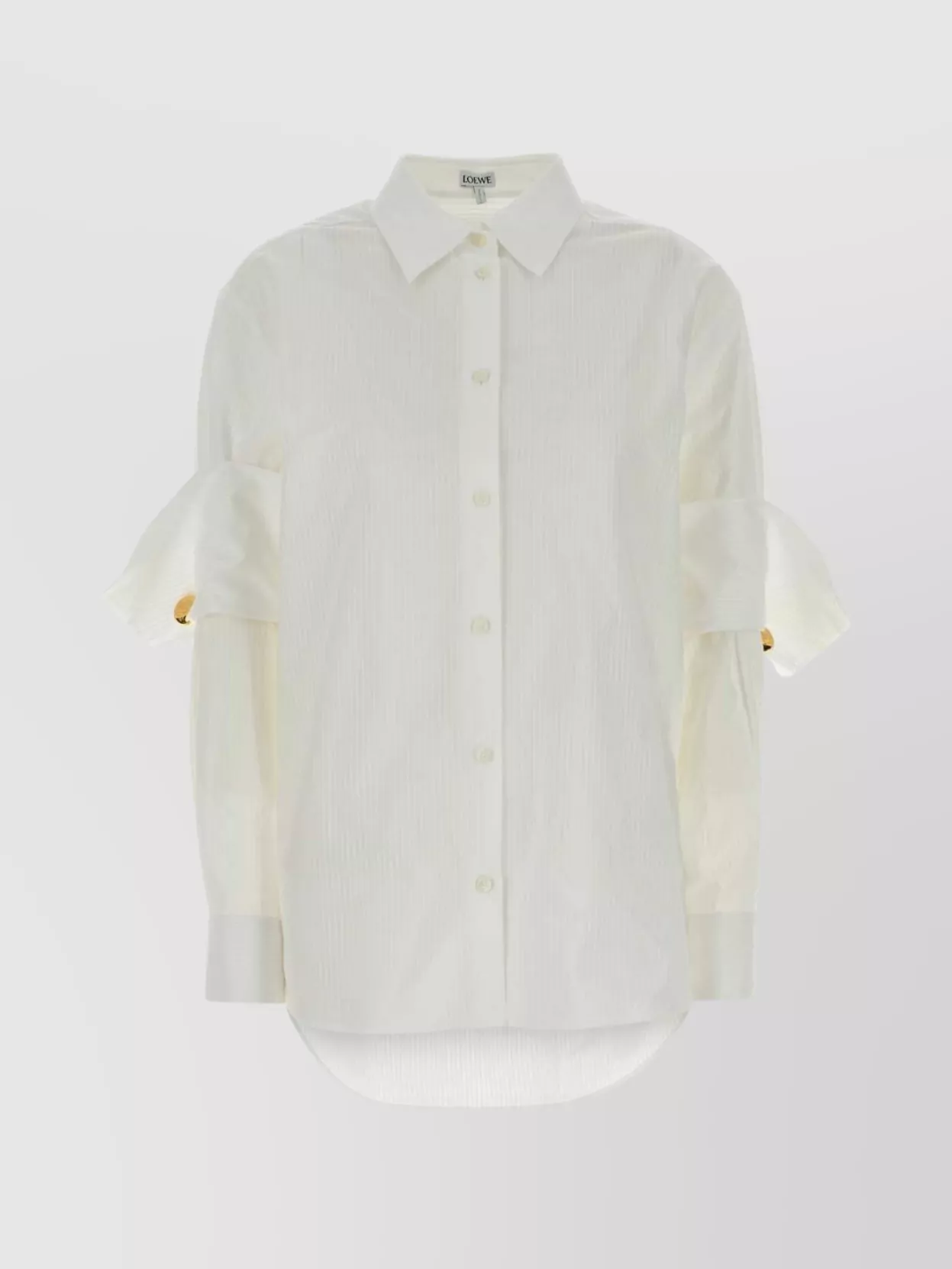 Loewe Longline Shirt Featuring Gold-tone Buttons