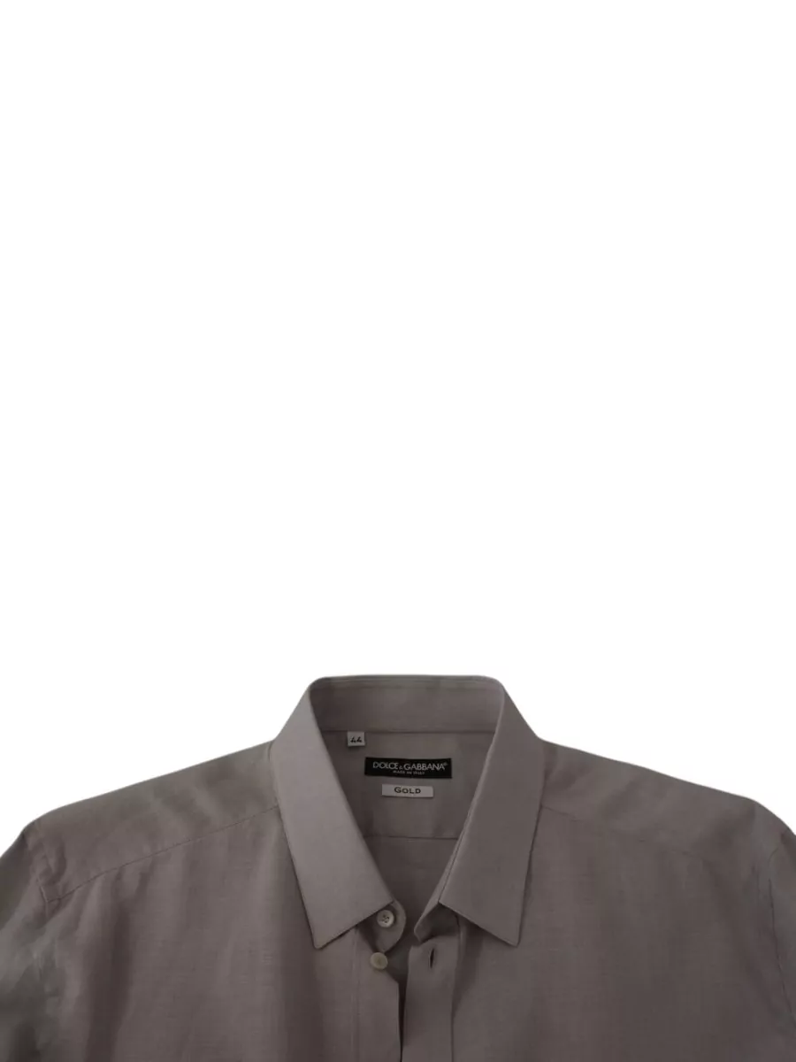 Dolce&Gabbana Linen Long-Sleeve Shirt