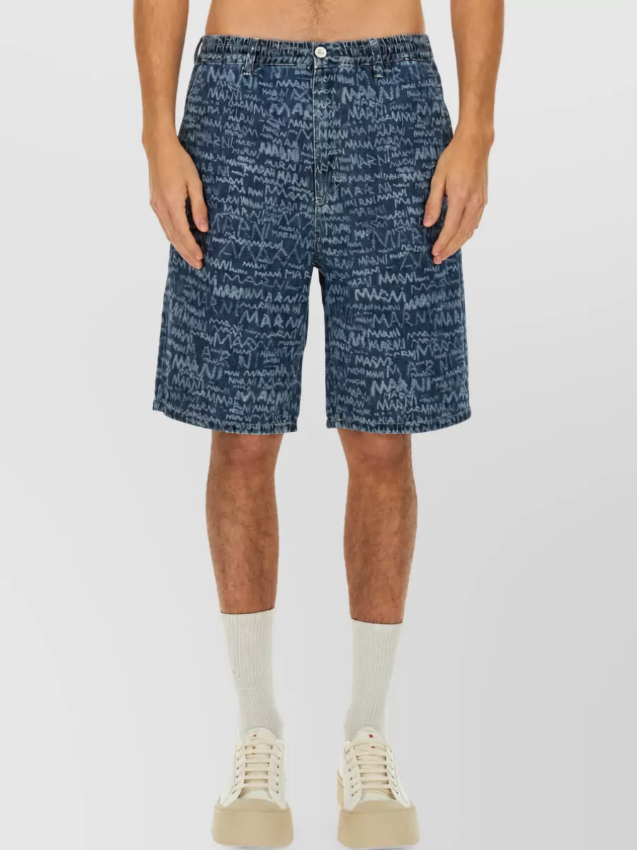 Marni Denim Swim Shorts