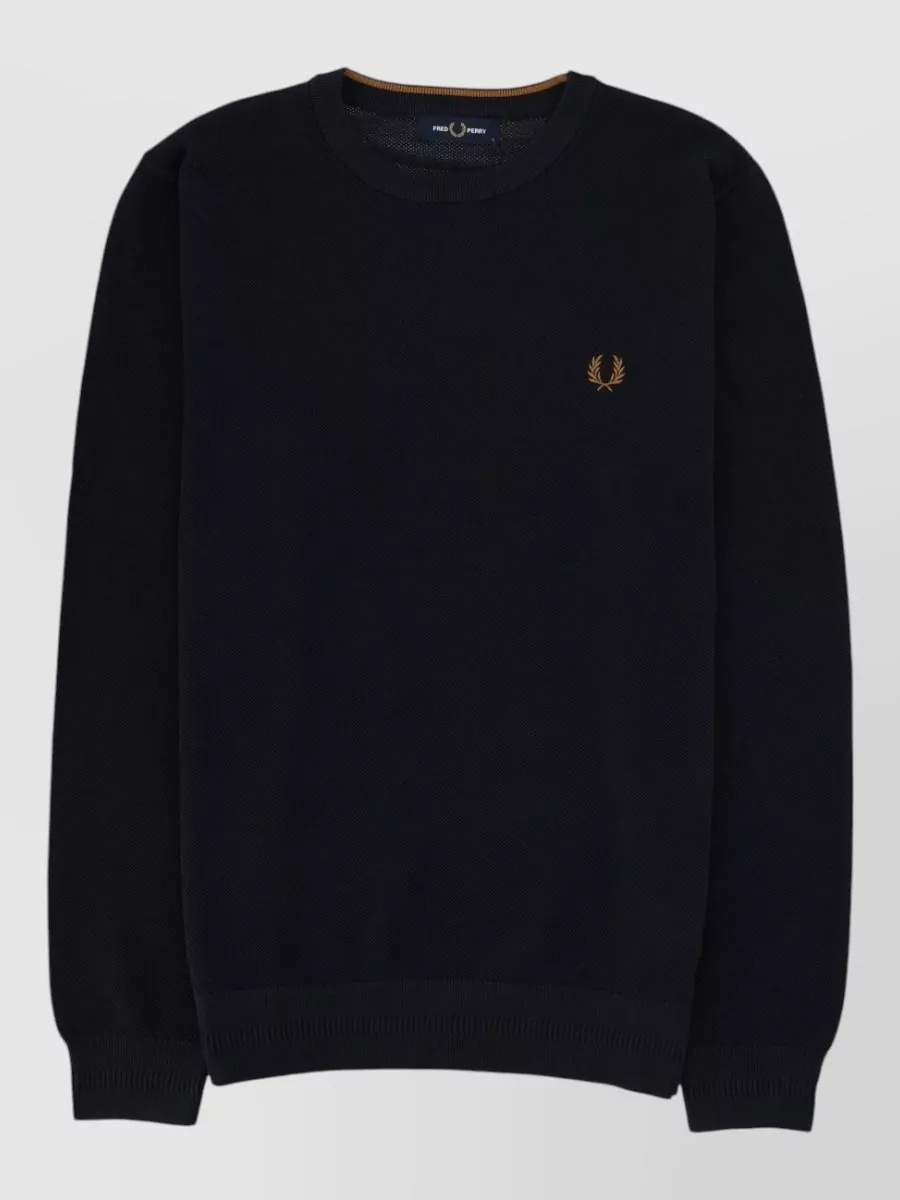 Fred Perry cotton piqué jumper