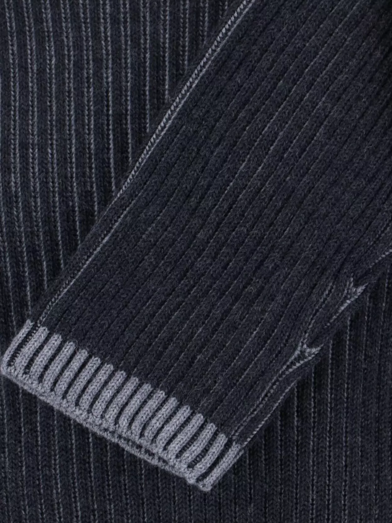 Stone Island Ribbed Turtleneck Sweater Contrast Trim
