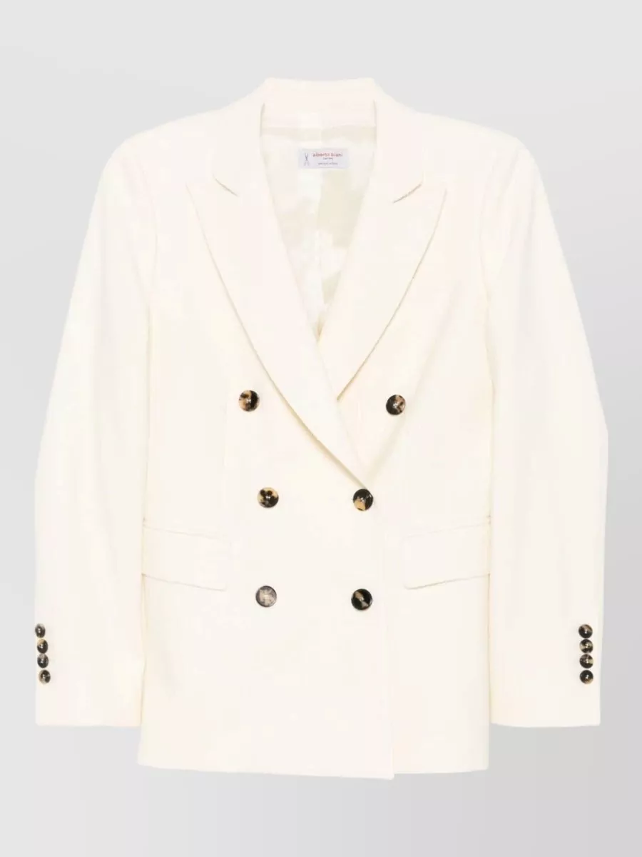 Alberto Biani virgin wool double-breasted blazer