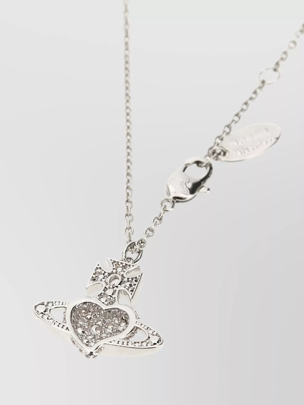 Vivienne Westwood Chain Necklace With Pendant And Embellishments