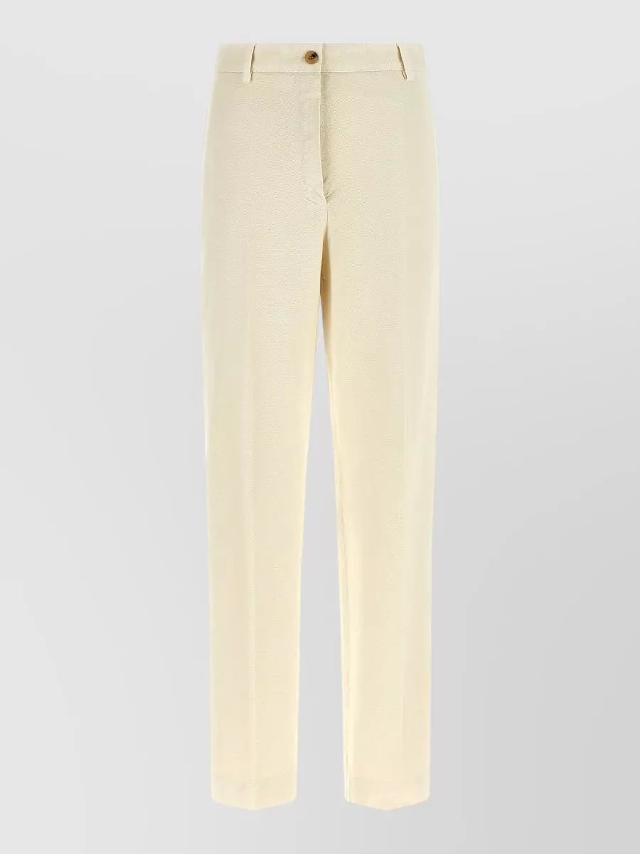 Dries Van Noten cotton tapered-leg straight trousers