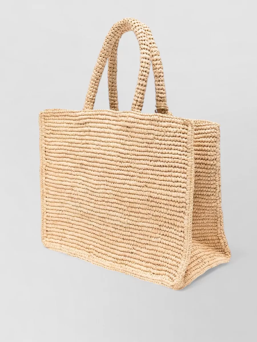 Mc2 Saint Barth Raffia Beach Bag