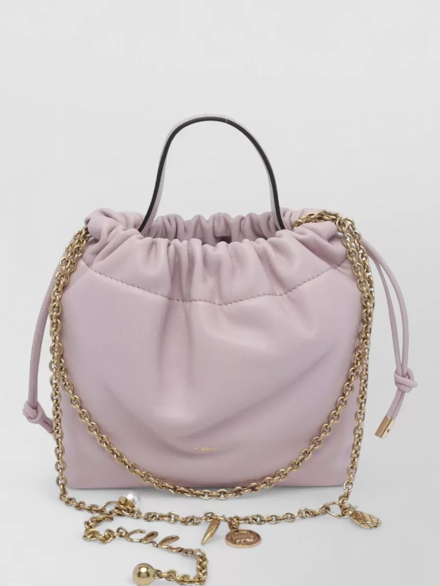 Chloé Chloé Icons Mini Leather Bucket Bag