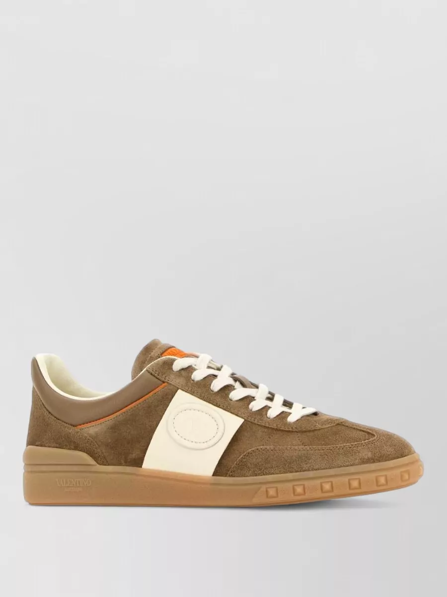 Valentino Garavani Suede Upvillage Sneakers Contrast Panel