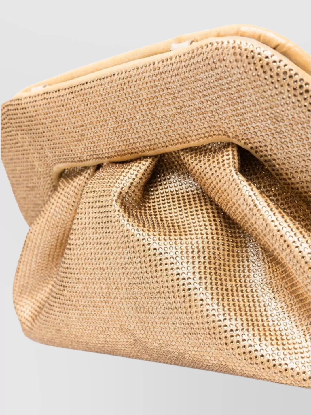 Themoiré Structured Clutch Bag Detachable Strap