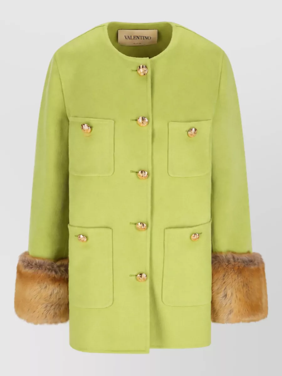 Valentino Garavani Cashmere virgin wool fitted jacket