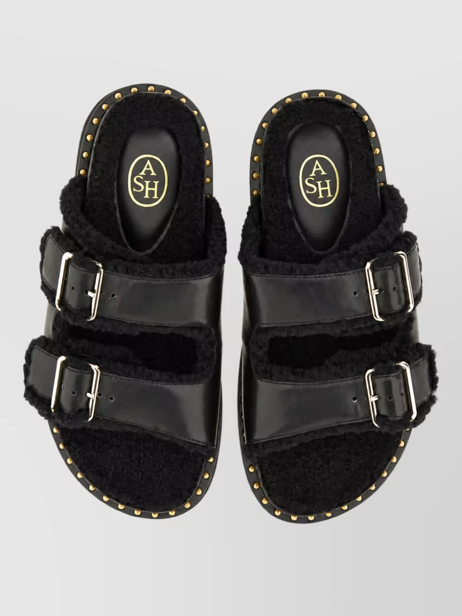 Ash Leather Mules