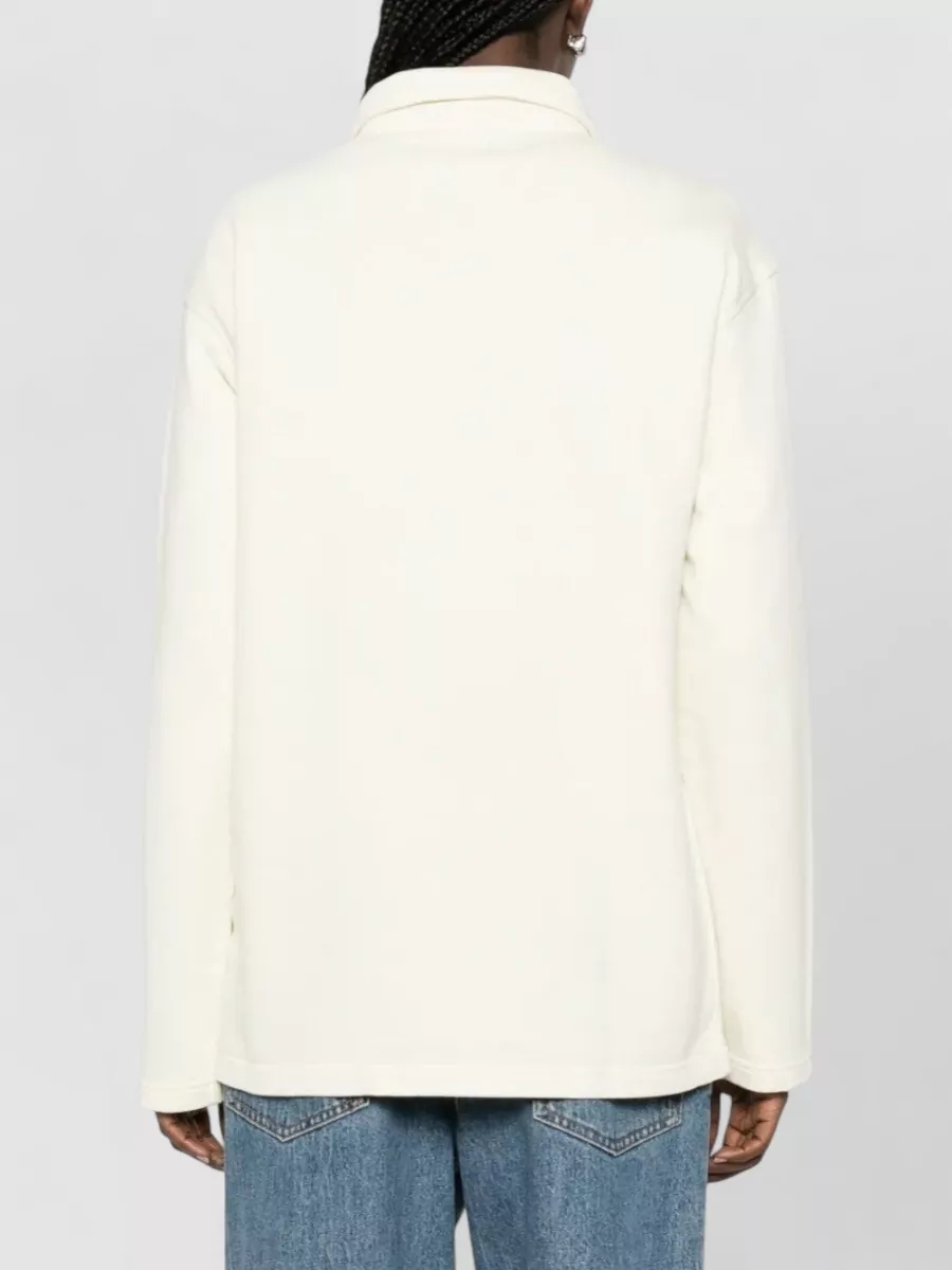 A.p.c. Long Sleeve Polo Shirt Collared Design