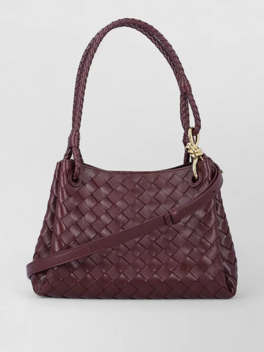 Bottega Veneta Parachute M Lambskin Shoulder Bag